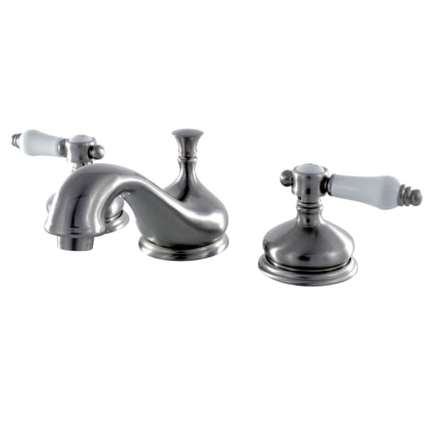 KS1168BPL 8" Widespread Bathroom Faucet, Brushed Nickel